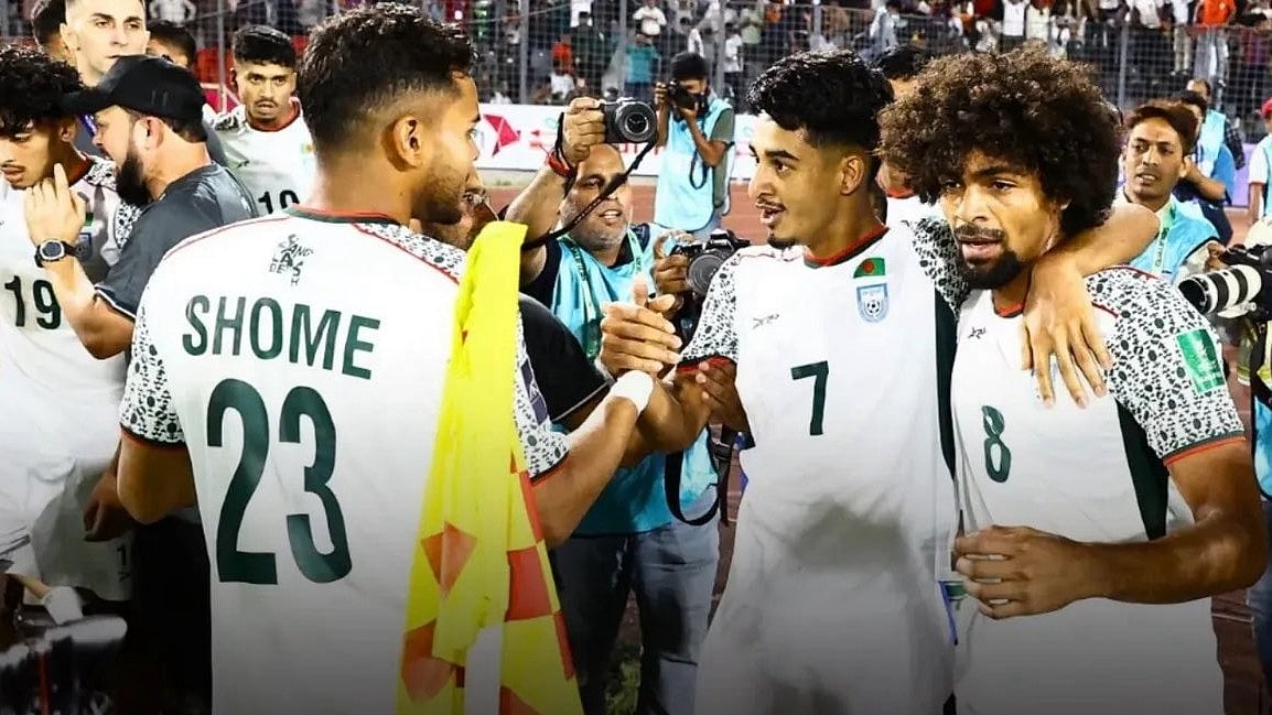 Bangladesh 1-0 India Highlights, AFC Asian Cup Qualifiers: Blue Tigers' Woeful Run Continues With Shocking Loss To BAN - X/ BangladeshFooty