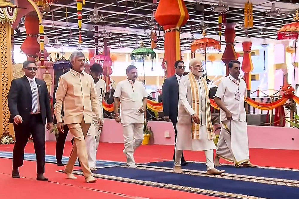 PM Modi in Puttaparthi