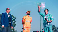 Kathmandu Gorkhas Vs Sudur Paschim Royals Live Streaming, Nepal Premier League: Toss Update, Playing XIs X/Nepal Premier League : Captains at the toss for the Nepal Premier League 2025 match between Kathmandu Gorkhas and Sudur Paschim Royals.