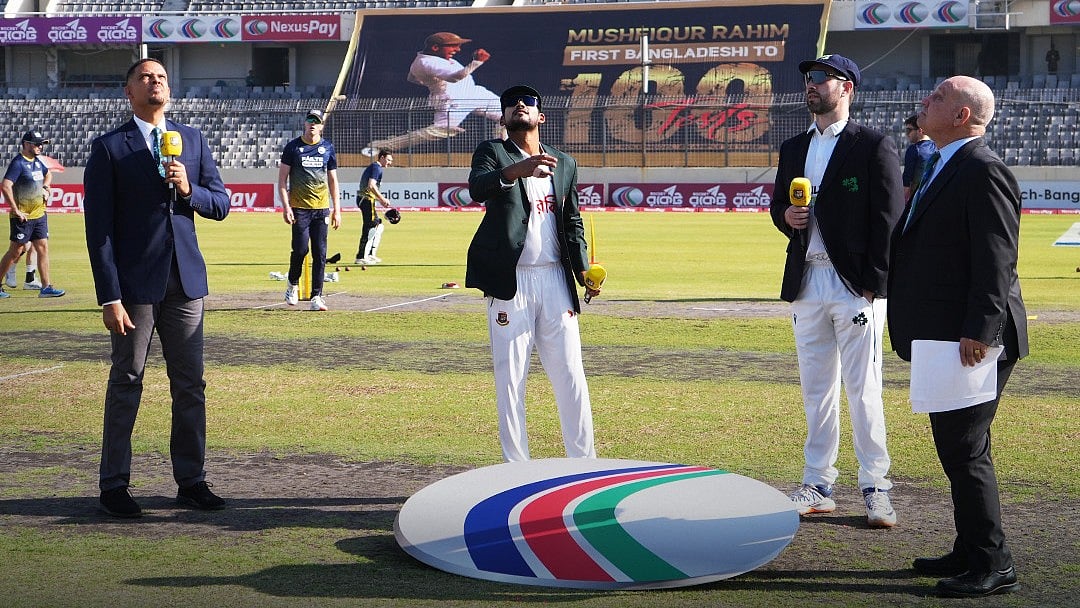 Bangladesh Vs Ireland Toss Update, 2nd Test: BAN to bat first. - X/@BCBtigers