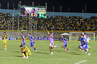 Curacao 0-0 Jamaica: The Blue Family Seal FIFA WC 2026 Spot | Photo: AP/Collin Reid : Curaçao players celebrate qualifying for the 2026 FIFA World Cup after a soccer match against Jamaica in Kingston, Jamaica.