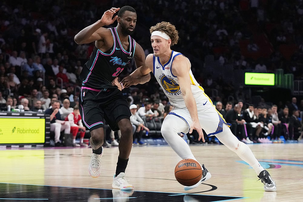 NBA 2025-26 Golden State Warriors Vs Miami Heat-Brandin Podziemski