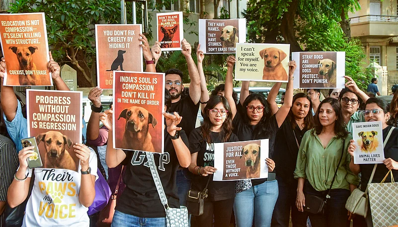 animal lovers protest