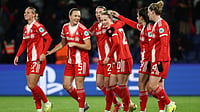 Opta : Bayern Municha celebrate their 3-1 win over Paris Saint-Germain in the UEFA Women's Champions League