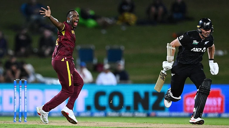 New Zealand Vs West Indies Live Score, 3rd ODI: The Kiwis won the second match by five wickets in Napier. - Kerry Marshall/Photosport via AP