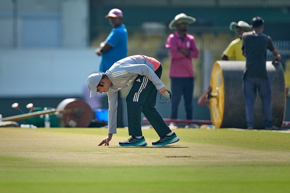 IND vs SA 2nd Cricket Test team India training photos from Guwahati-Gautam Gambhir