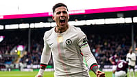 Burnley 0-2 Chelsea, Premier League: Pedro Neto, Enzo Fernandez Claim Turf Moor Spoils Chelsea's Enzo Fernandez celebrates