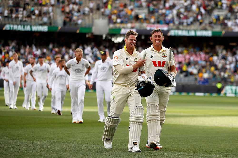 First Ashes cricket test match Australia vs England in Perth-Steve Smith