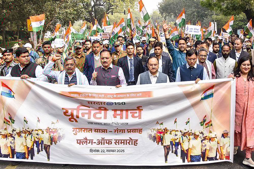 Unity March in New Delhi