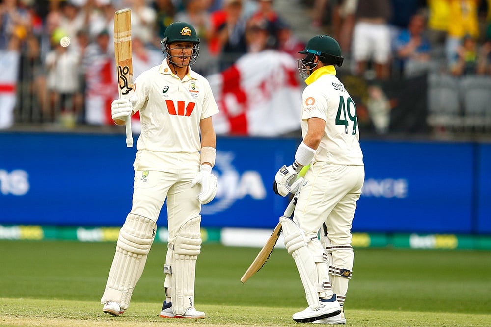 First Ashes cricket test match Australia vs England in Perth-Marnus Labuschagne