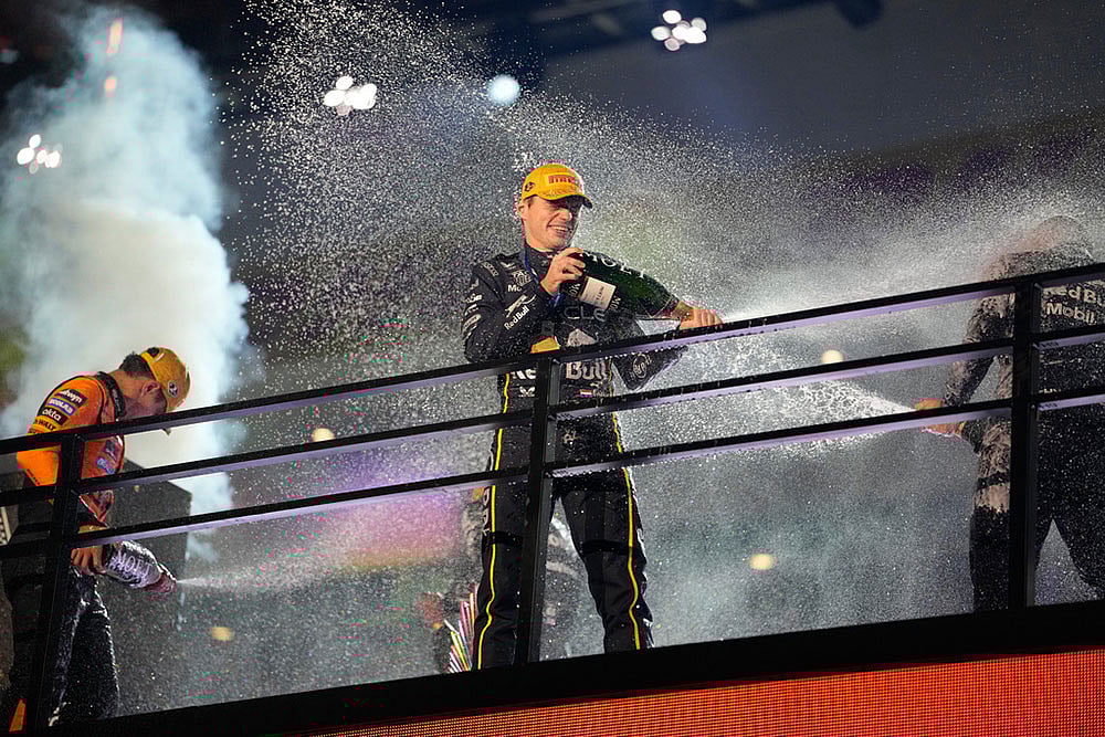 McLaren driver Lando Norris and Red Bull driver Max Verstappen