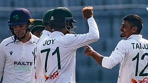 X/@BCBtigers : Bangladesh Vs Ireland Highlights, 2nd Test Day 5: Bangladesh overcome Ireland to seal 2-0 series win.