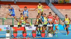 PTI : File photo of athletics action from the Khelo India Youth Games 2022