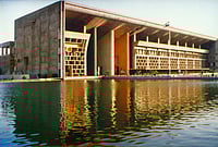 Explainer: Why The 131st Constitution Amendment Bill Threatened Chandigarh’s Union Territory Status IMAGO / GRANGER Historical Picture Archive : Supreme Court Building at Chandigarh, Punjab, India, designed by Le Corbusier, the assumed name of Charles-Édouard Jeanneret-Gris, and built 1952-56. (Representational image)