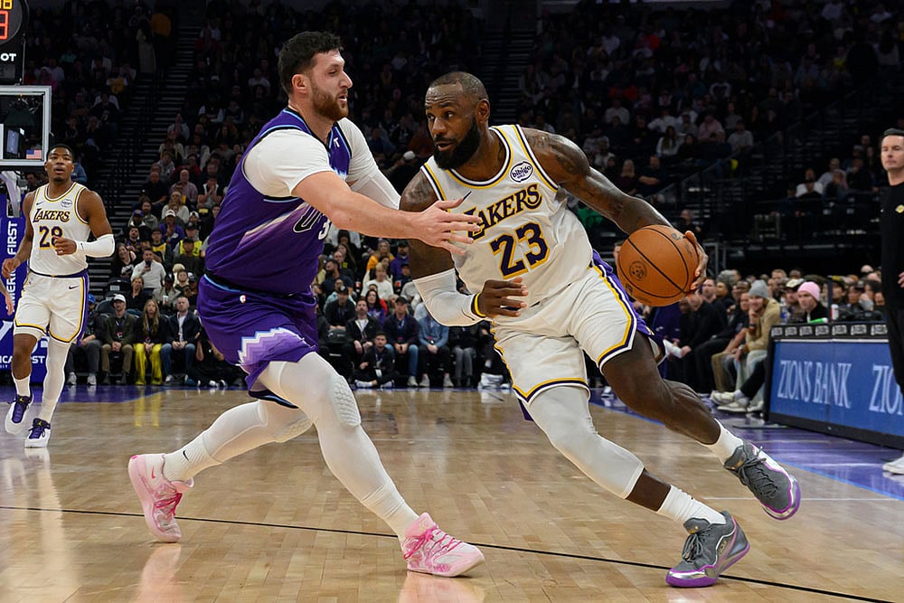 NBA: Los Angeles Lakers vs Utah Jazz