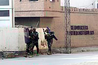 IMAGO / Anadolu Agency : 3 troops, 3 militants killed in attack on security forces headquarters in Pakistan, Peshawar.