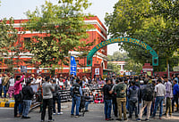 Delhi Student Suicide: Father Joins Protest, Demands Action Against Teachers PTI/Ravi Choudhary : People participate in a protest by school students and parents of the Class 10 student, who allegedly died by suicide due to mental harassment, demanding strict action against those responsible.