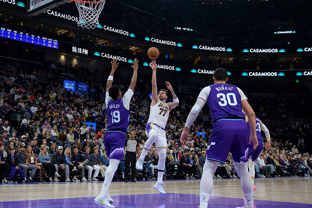 NBA Basketball Championship: Los Angeles Lakers vs Utah Jazz