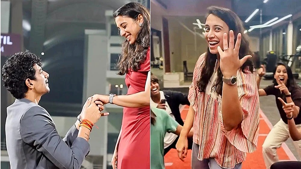 Instagram : Mandhana confirms engagement with musician Palash Mucchal