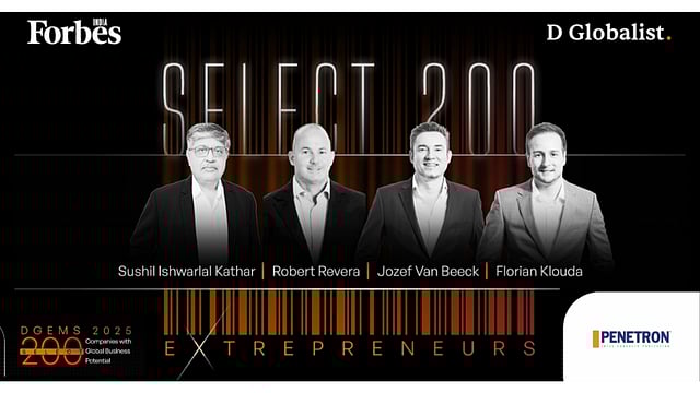 Penetron India Listed In Forbes India DGEMS 200 List 2025 For Advancing Sustainable Concrete