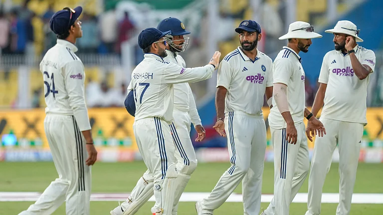 India Vs South Africa Live Score, 2nd Test Day 4: Indian players walk off the field at the end of the third day's play in Guwahati. - Photo: PTI