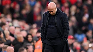 File Photo : Liverpool Head Coach Arne Slot During A Premier League 2025-26 Match