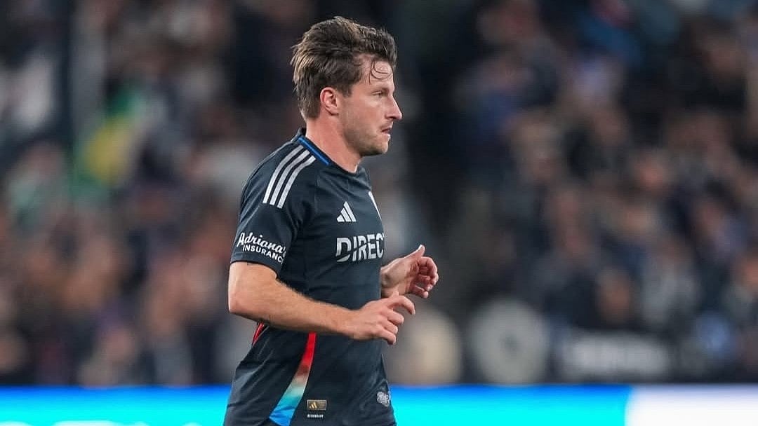 Andreas Dreyer during an attacking move for San Diego against Minnesota United FC. - X/ Sam Diego FC