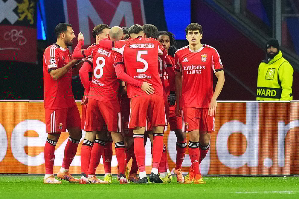 Ajax vs SL Benfica UCL 2025-26 match in Amsterdam-Samuel Dahl