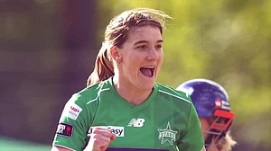 X/WBBL : Melbourne Stars Captain Annabel Sutherland During the match against Hobart Hurricanes