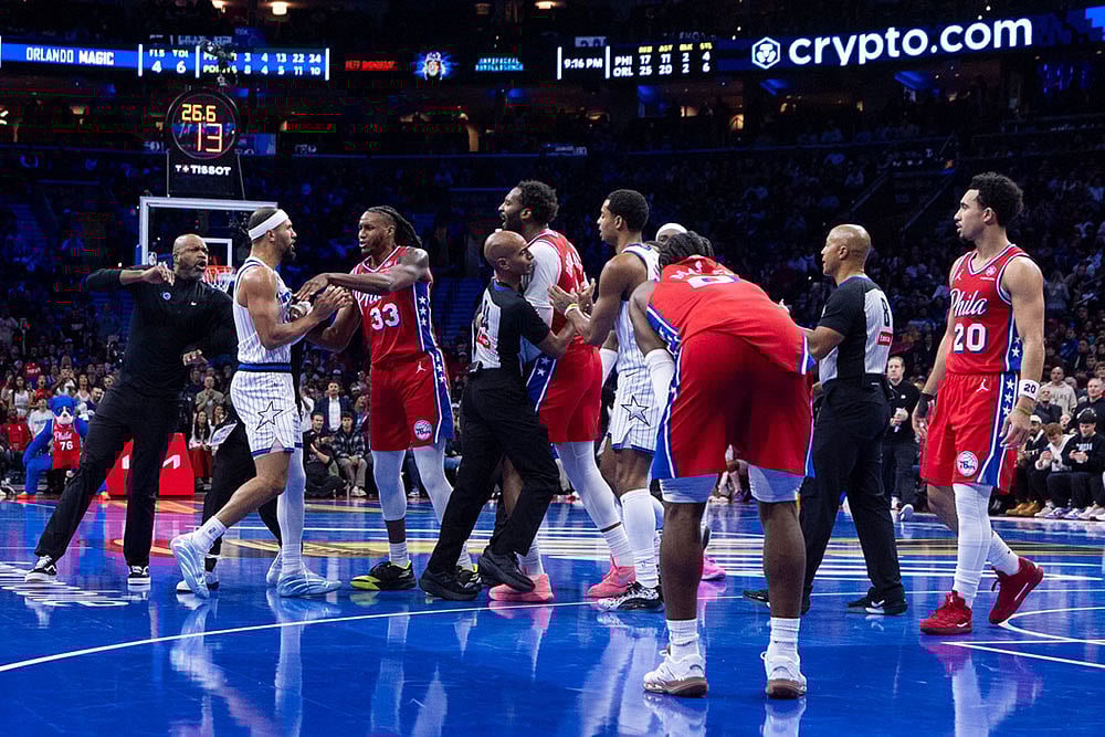 NBA Basketball Game: Philadelphia 76ers vs Orlando Magic