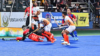 IND 4-3 MAS, Sultan Azlan Shah Cup: India Clinch Hard-Fought Win Over Hosts Hockey India : Action from the India vs Malaysia, Sultan Azlan Shah Cup hockey match in Ipoh.