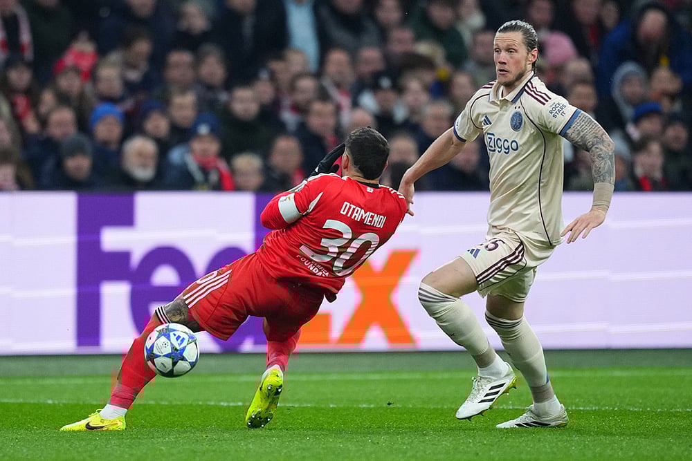 Ajax vs SL Benfica UCL 2025-26 match in Amsterdam-Wout Weghorst