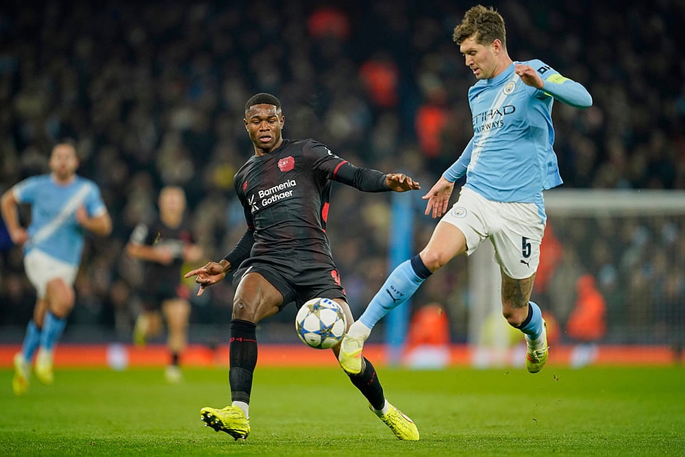 Manchester City vs Bayer Leverkusen UCL 2025-26 match in London-Jeanuel Belocian