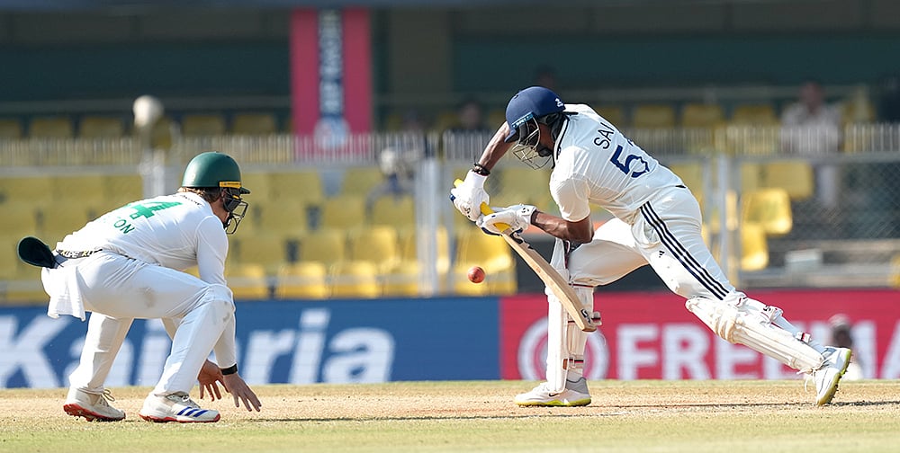 IND vs SA 2nd test day 5 photos from Guwahati-Sai Sudharsan-3