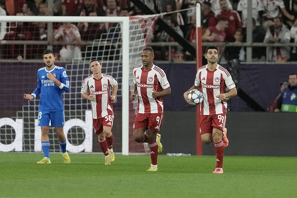 Olympiacos Vs Real Madrid UCL 2025-26 match-Mehdi Taremi