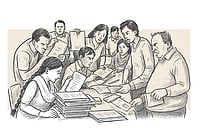 A BLO’s Burden: A Day In The Life Of ECI’s Foot Soldiers Saahil Bhatia : Representation of BLO Kusuma Working Under Intense Pressure