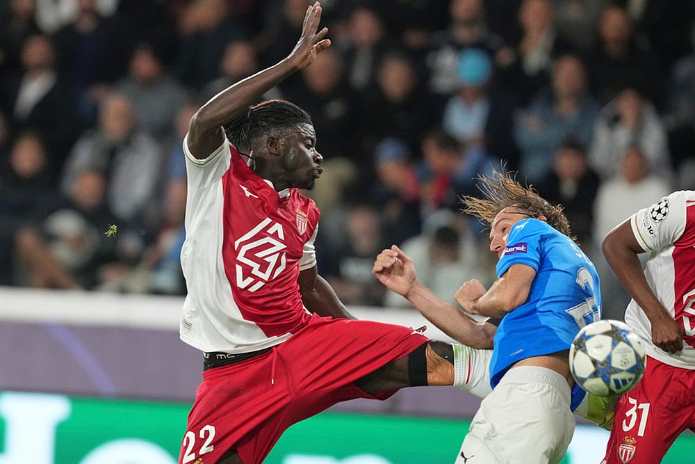 Pafos Vs Monaco UCL 2025-26 photo-Mohammed Salisu