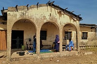 Tunde Omolehin : Mourners gather at the house of Hassan Yakubu Makuku, vice principal of the Government Girls Comprehensive Secondary School, where gunmen on Monday attacked the school dormitory, abducted schoolgirls, and killed him, in Kebbi, Nigeria, Tuesday, Nov. 18, 2025