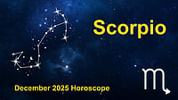 Scorpio Monthly Horoscope for December 2025
