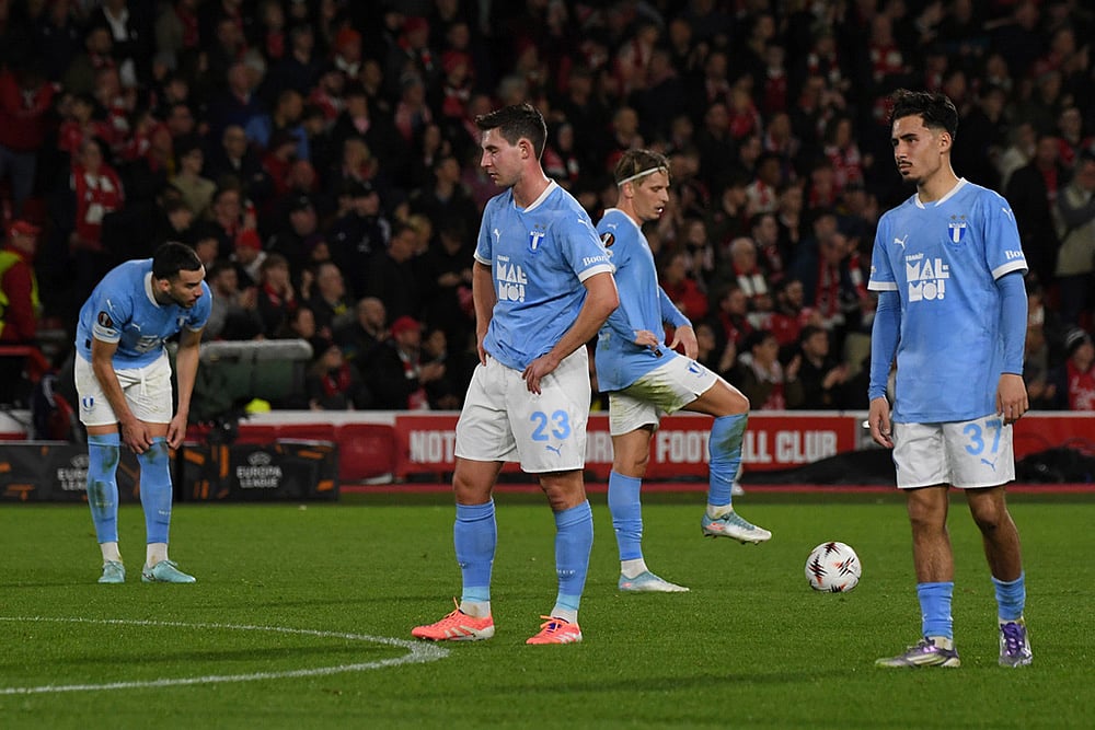 Nottingham Forest and Malmo Europa League match-Lasse Berg Johnsen