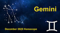 Gemini December 2025 Horoscope: A Transformative Month Influencing Career Growth, Relationships, And Finances Gemini Monthly Horoscope for December 2025
