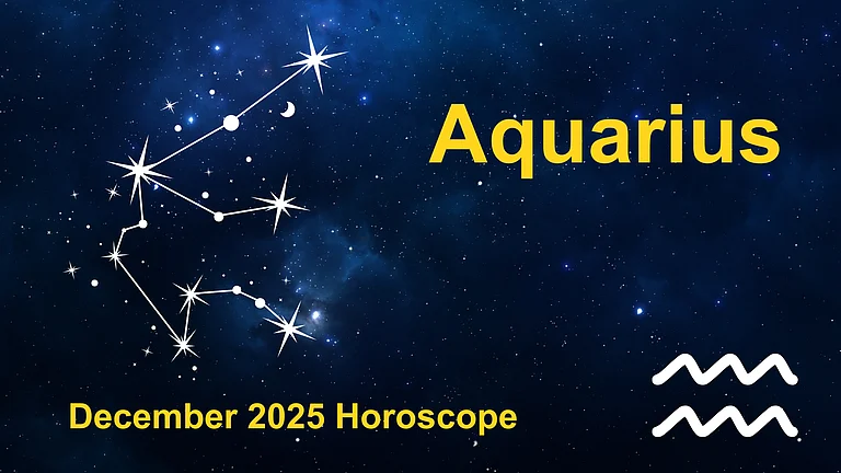 Aquarius Monthly Horoscope for December 2025 - null
