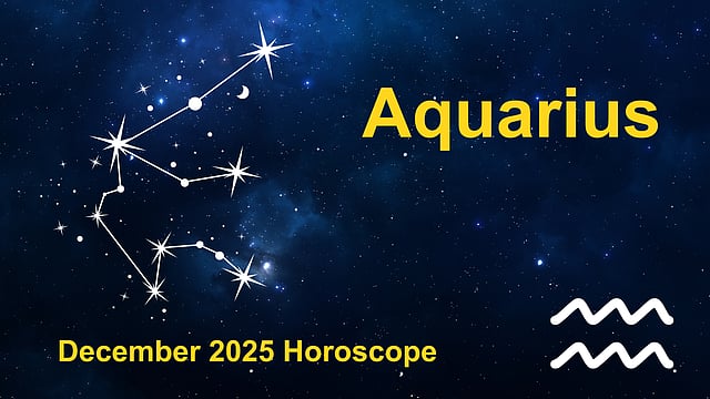 Aquarius December 2025 Horoscope: A Promising Month For Career Success, Financial Growth, And Personal Progress