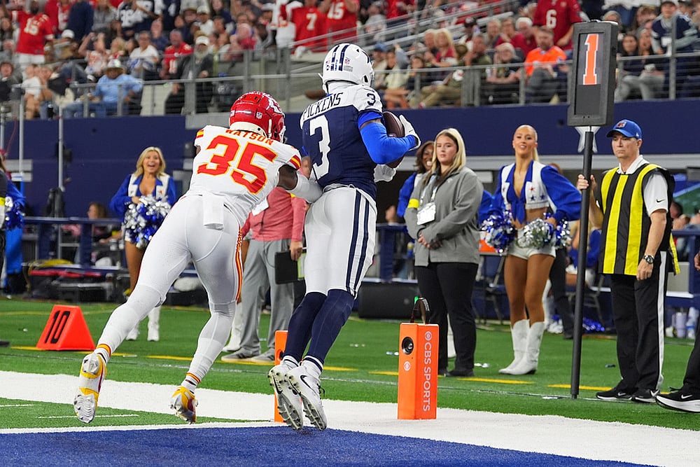 Kansas City Chiefs Vs Dallas Cowboys NFL game photo-George Pickens