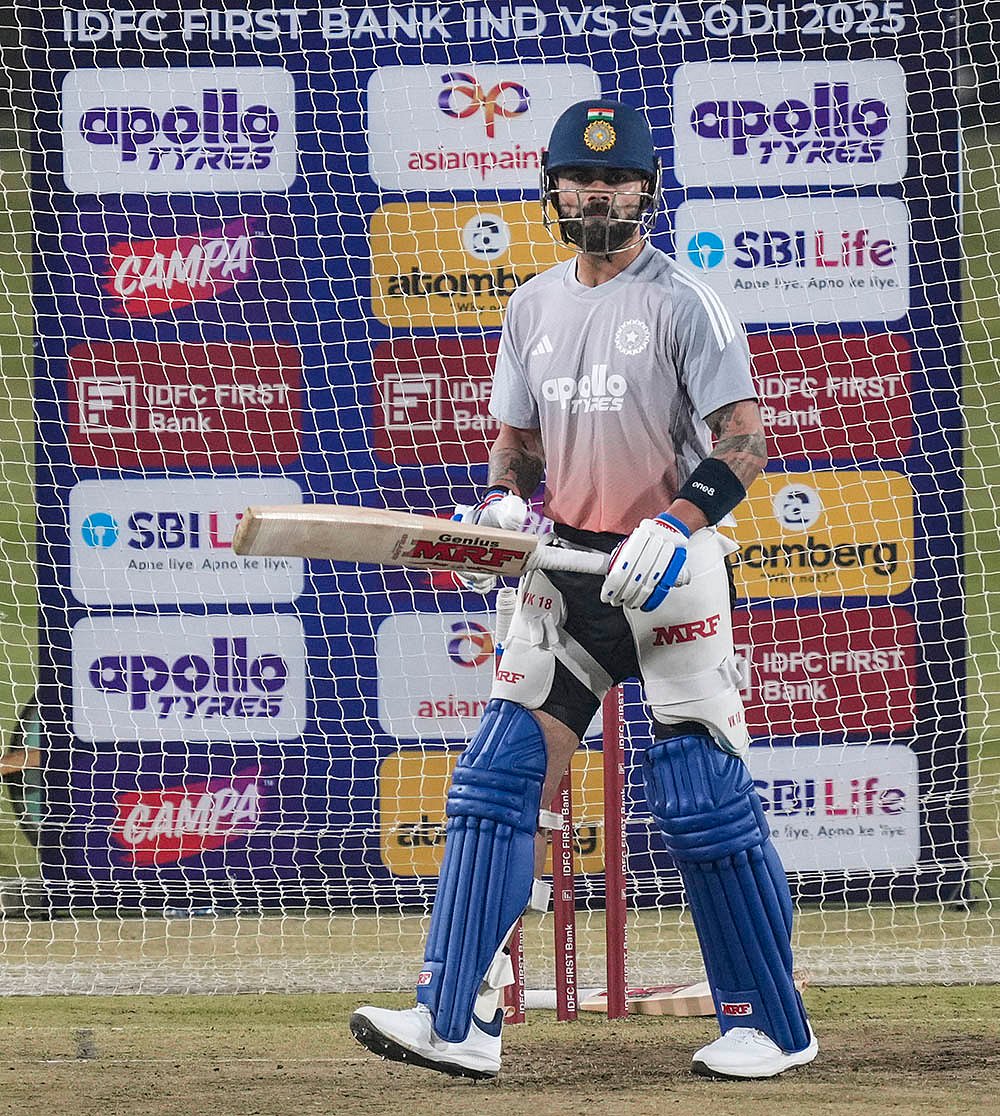 IND vs SA 1st ODI-training session-Virat Kohli
