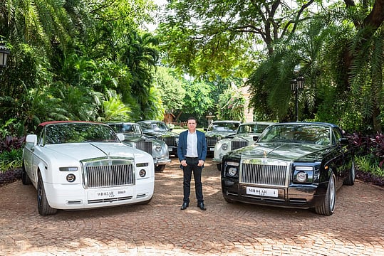 Yohan Poonawalla Becomes The First Collector Worldwide To Showcase 7 Rolls-Royce Phantoms At Any Single Event Globally