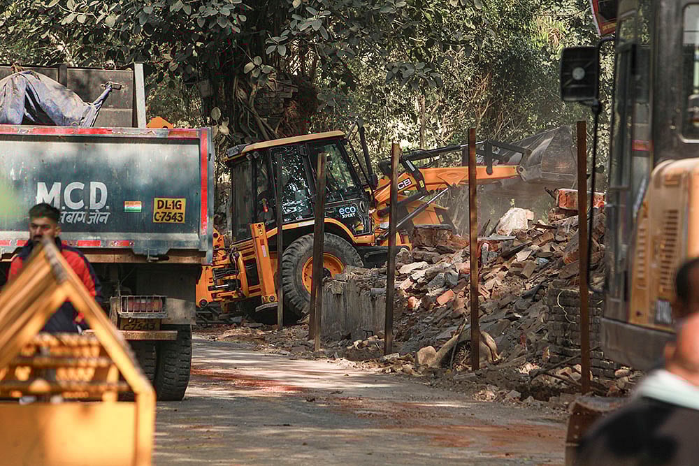 Demolition drive in Delhis Karol Bagh