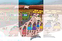 Rereading Renu's 'Parti Parikatha': How A 1957 Novel Could Inspire Bihar's Future Artwork by Anupriya : The land itself is waiting for a story to be completed. From this legendary past, the narrative moves into contemporary Paranpur, a once-prosperous village, now riven by caste politics, land disputes, and broken institutions.