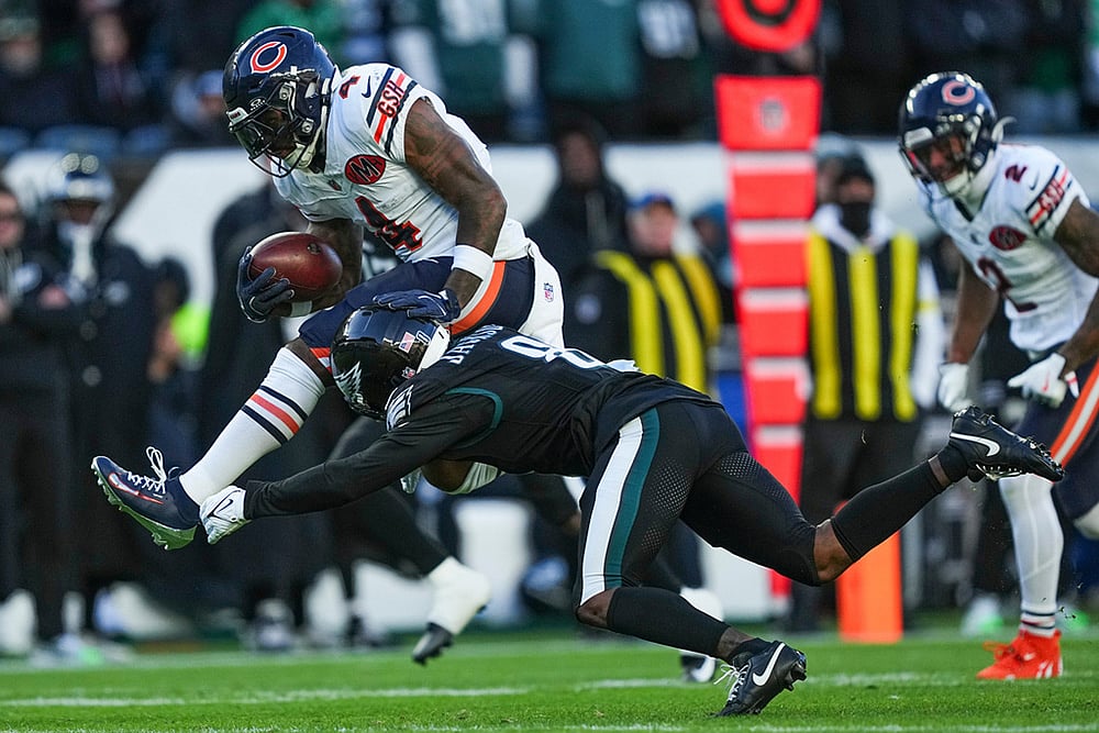 Philadelphia Eagles Vs Chicago Bears NFL match-DAndre Swift