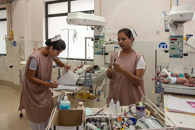 Nurses in a hospital in Raxaul, Bihar
Representational image - imago